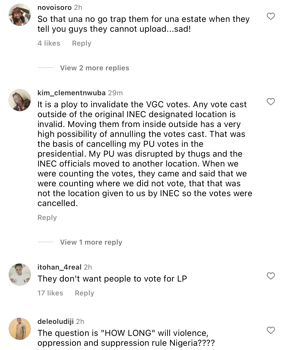 So thugs can access ballot boxes – reactions as Rita Dominic knocks INEC for moving VGC PU without due notice