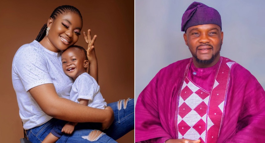 Months after call-out, Yomi Fabiyi’s ex, hails him for being a responsible father to their child