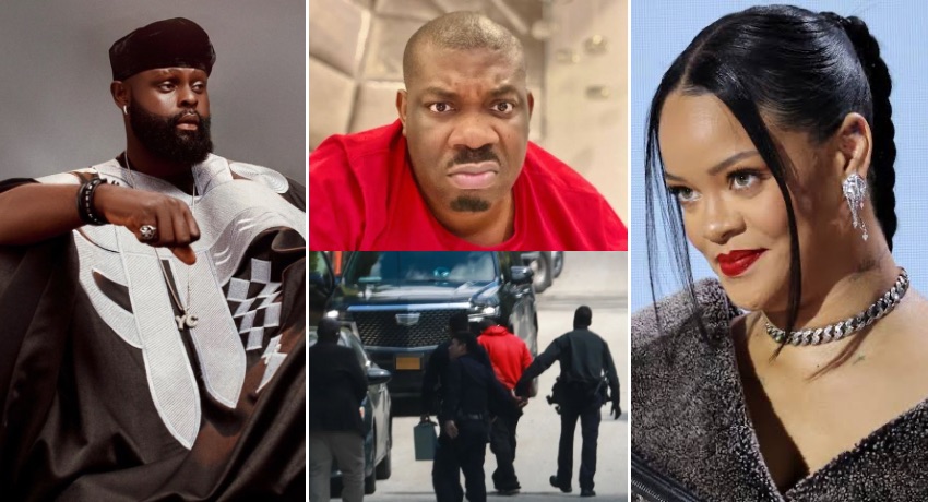 It's Don Jazzy again – Yomi Casual, others react as Cops arrest man who showed up at Rihanna's to propose