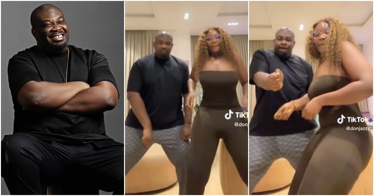 Suggestive comments as Don Jazzy dances to Ayra Starr’s ‘Sability’ with endowed lady in new video