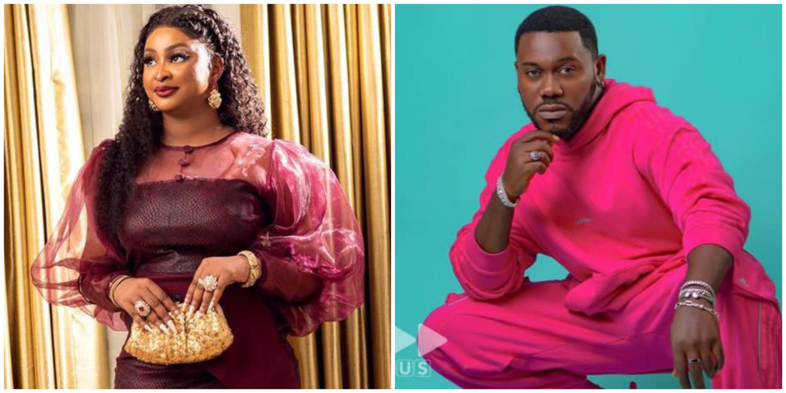 Mixed reactions as Etinosa Idemudia mentions Deyemi Okanlawon under post about guys who don’t last in bed
