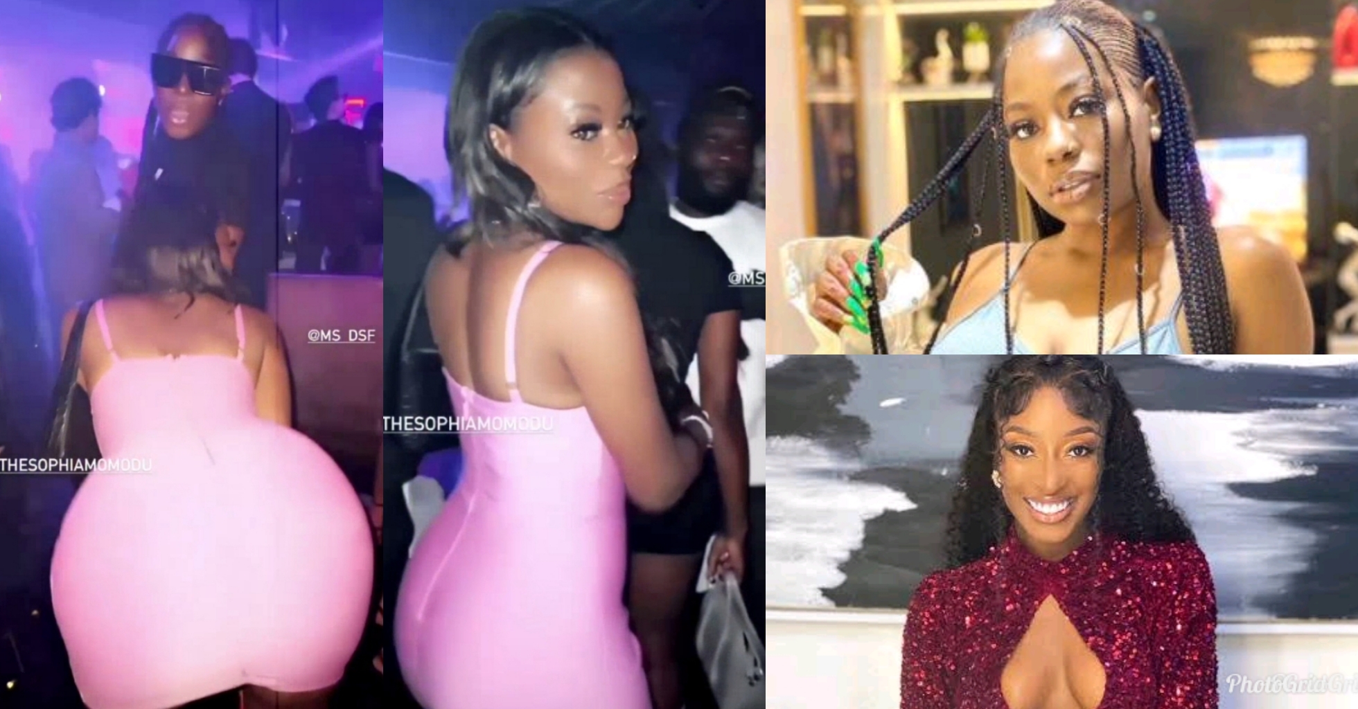 Sophia Momodu's backside raises eyebrows as she parties with Dorcas Fapson at nightclub in France - VIDEO