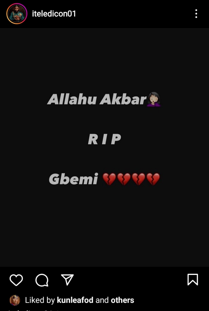 Itele, Kunle Afod, Nkechi Blessing, others mourn death of colleague Gbemisola Anjola