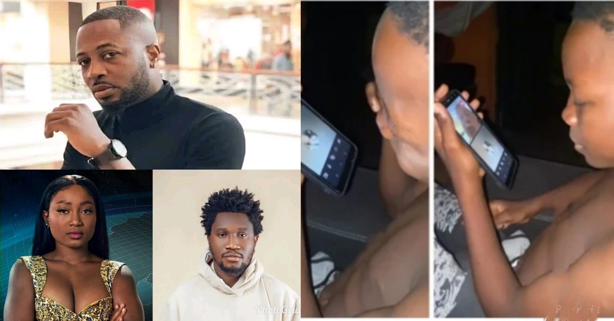Tunde Ednut, Nasboi, others condemn viral video of an underage kid helping yahoo boy scam white client