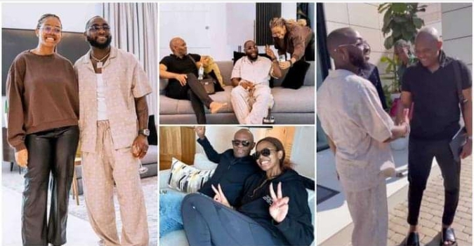 Tony Elumelu hosts Davido at his mansion for daughter's 21st birthday - VIDEO