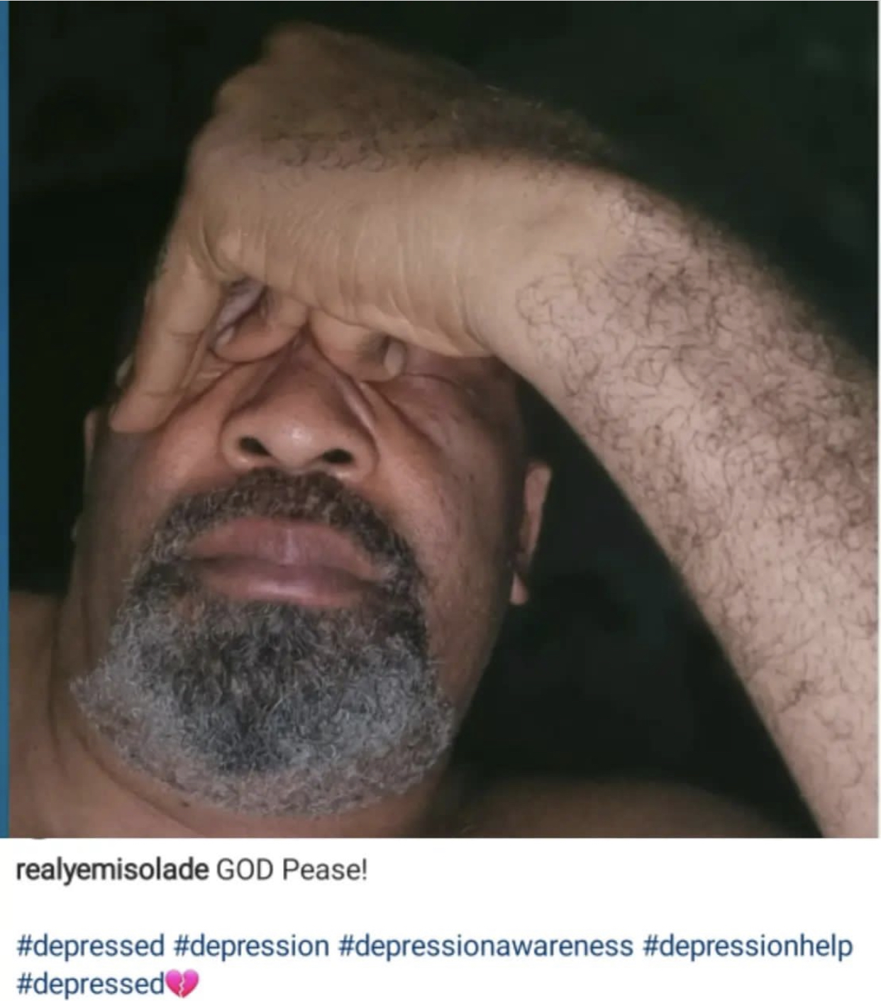 Remarks as Veteran actor, Yemi Solade shares cryptic post on battling depression – ENTERTAINMENT — HiTNG