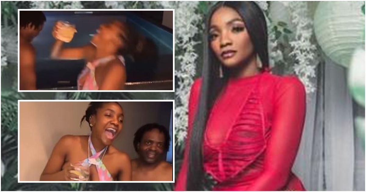 Video of Simi celebrating 35th birthday in bikini with mystery man triggers mixed reactions