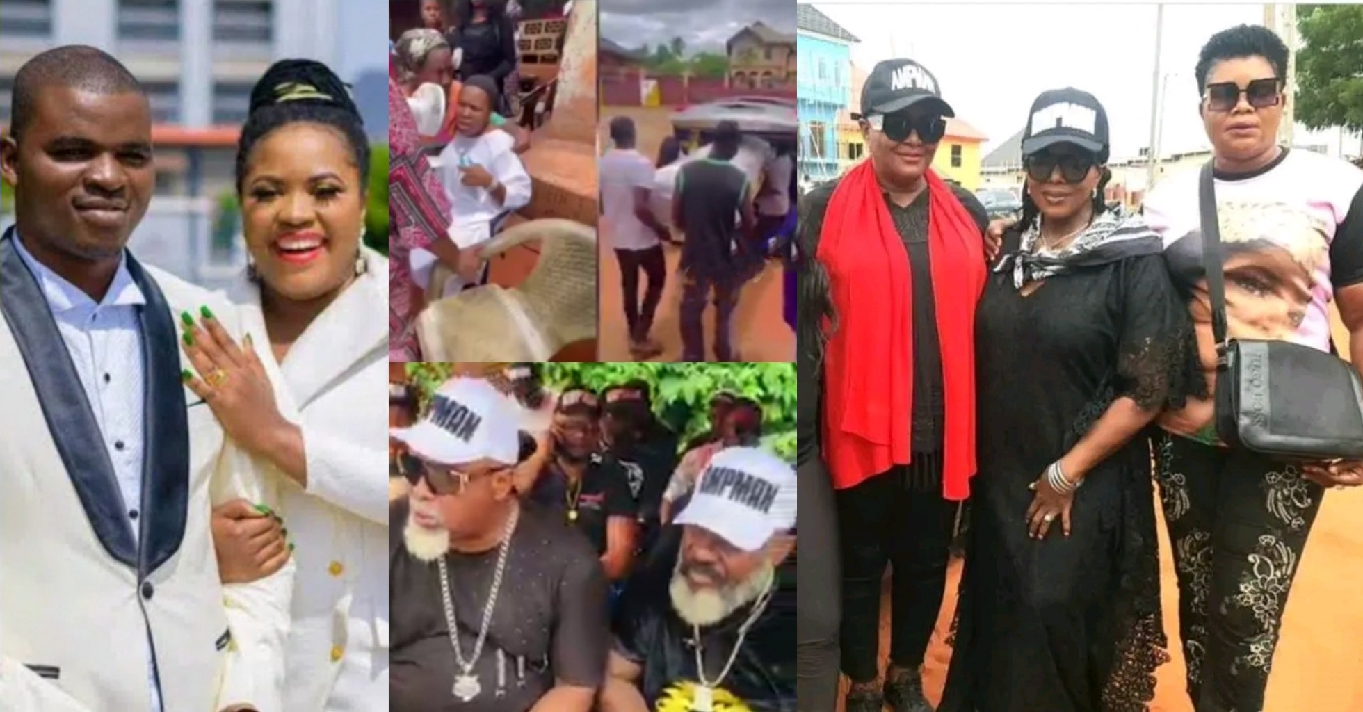 Rita Edochie, Ebele Okaro, Harry B, others attend funeral of Chioma Anosike’s hubby, Kingsley