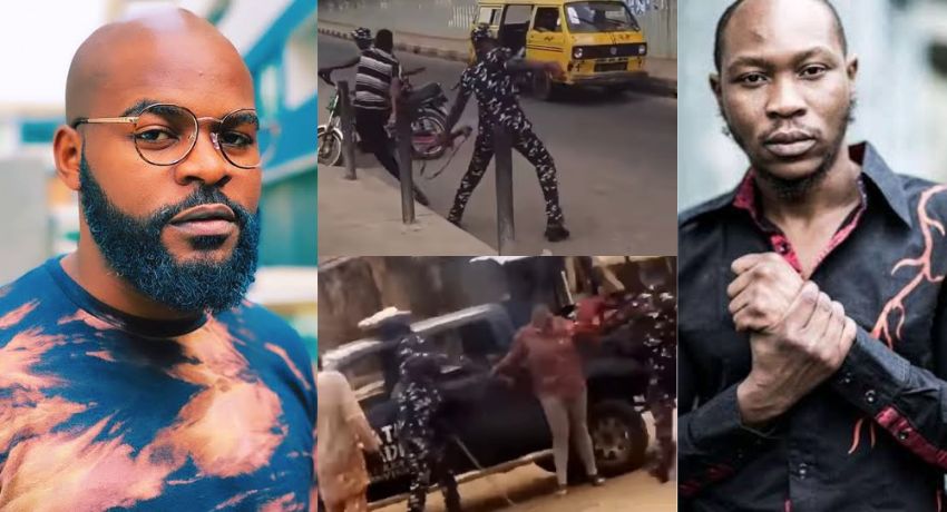 IG we need the same energy – Falz says, shares videos of policemen assaulting civilians