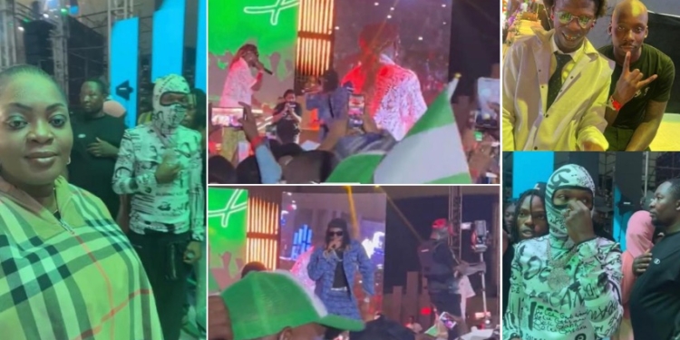 Eniola Badmus, Asake, Fireboy, 43 other musicians storm Tinubu’s pre-inauguration concert in Abuja [VIDEO]