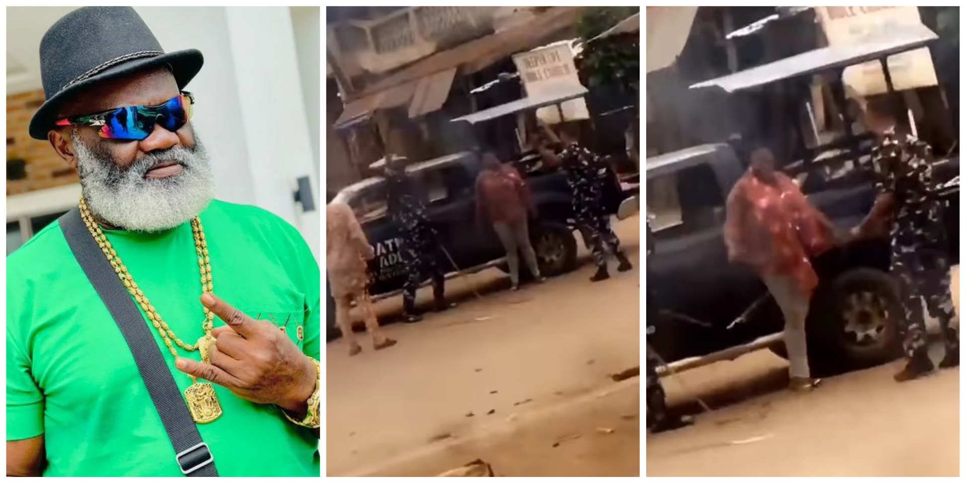 Harry B raises alarm over disturbing video of police officers jointly flogging woman