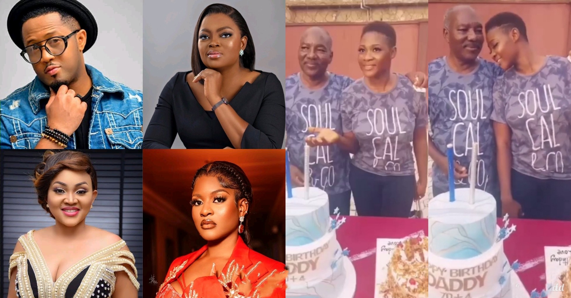 Funke Akindele, Phyna, others console Mercy Johnson as she mourns father