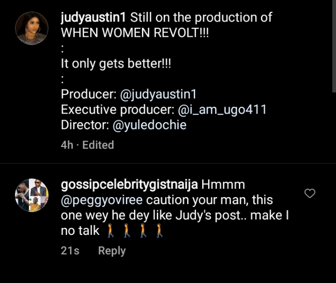 Fans reach out to Peggy Ovire over Freddie Leonard’s reaction to Judy Austin’s video