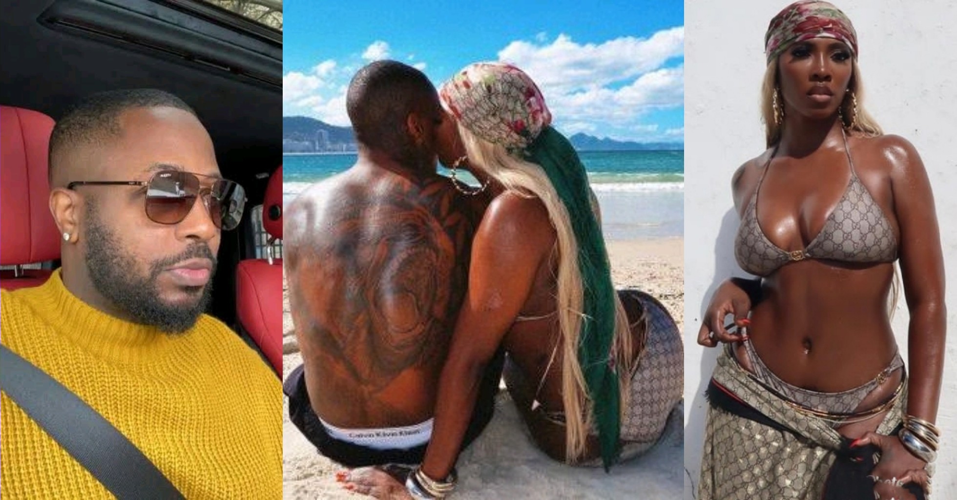 Tiwa Savage reacts to Tunde Ednut’s comment on her loved-up pic with Mystery man in Brazil amid dating rumors