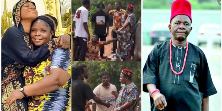 Veteran Actor Chiwetalu Agu in disbelief as Destiny Etiko’s mum, others pull a ‘murder prank’ on him – VIDEO