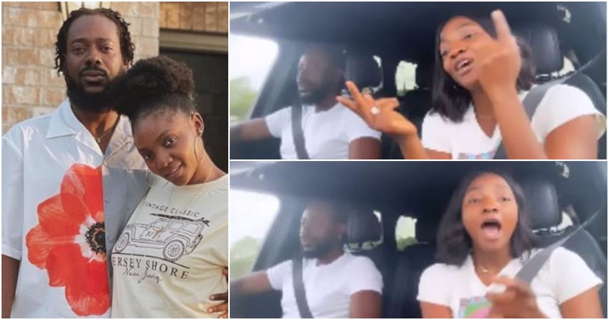 “Marry your driver” – Simi says as she grooves while husband, Adekunle Gold drives her -VIDEO