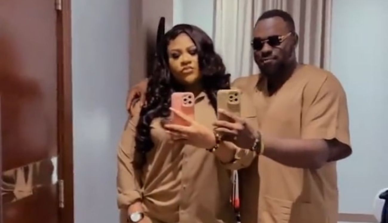 Nkechi Blessing’s boyfriend shuts haters as they reconcile (Video)