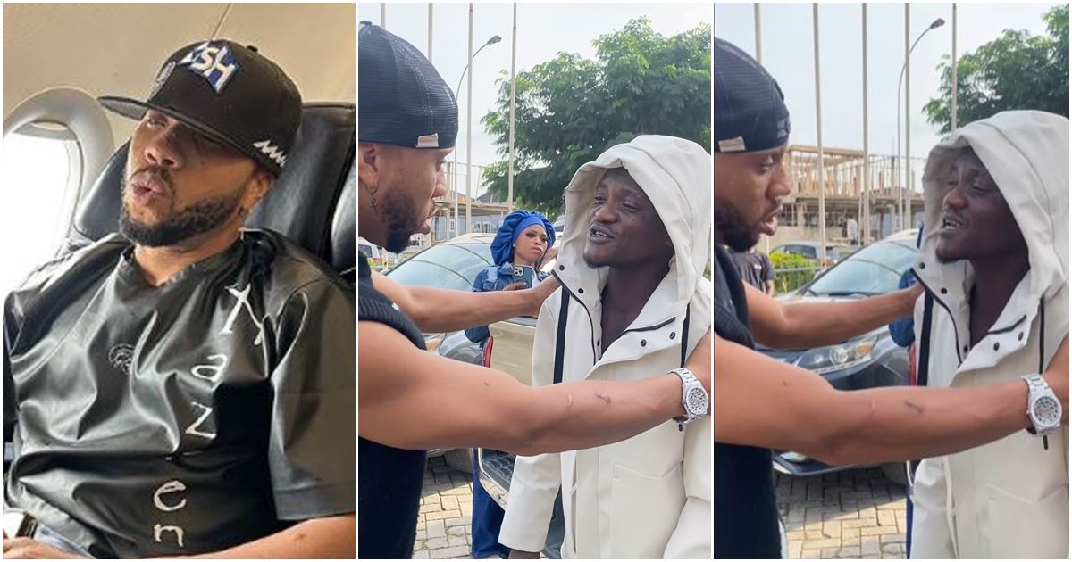 “You wan rip me? I no go chop?” – Portable quizzes Charles Okocha as they link up in new video, fans react