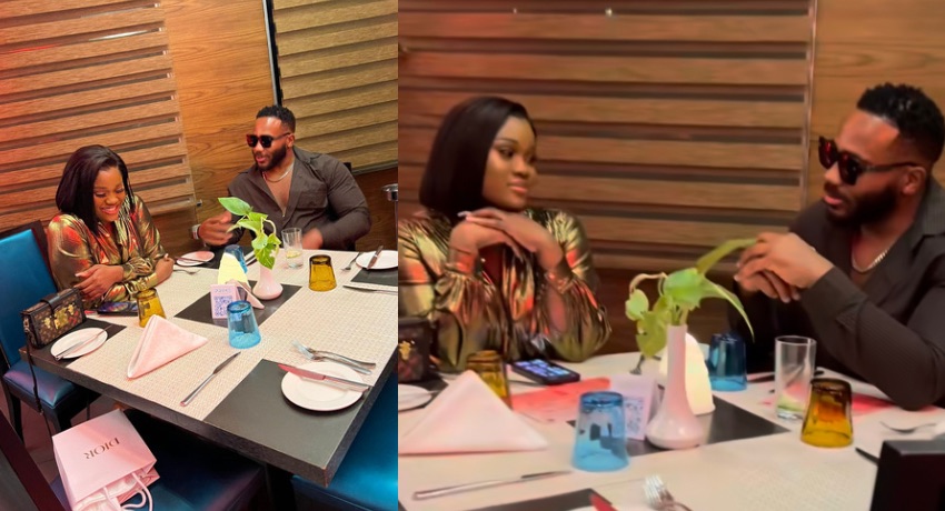 BBNaija’s Kiddwaya and CeeC at romantic dinner date triggers dating speculations