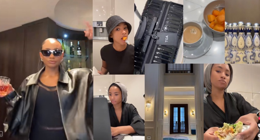 Temi Otedola gives fans a glimpse of her typical day, shows off billionaire dad’s mansion [VIDEO]