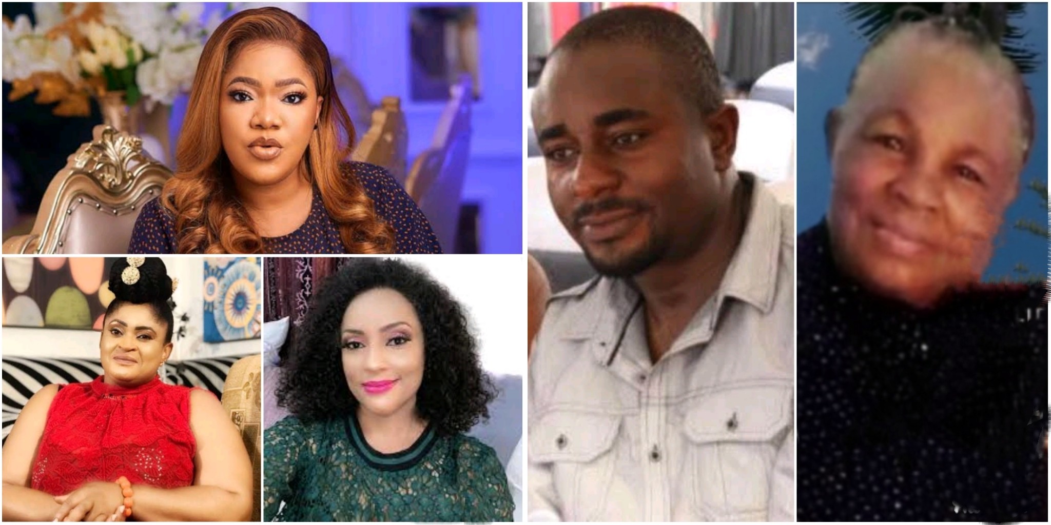 Toyin Abraham, Lilian Bach, others console Emeka Ike over the loss of his dear mum