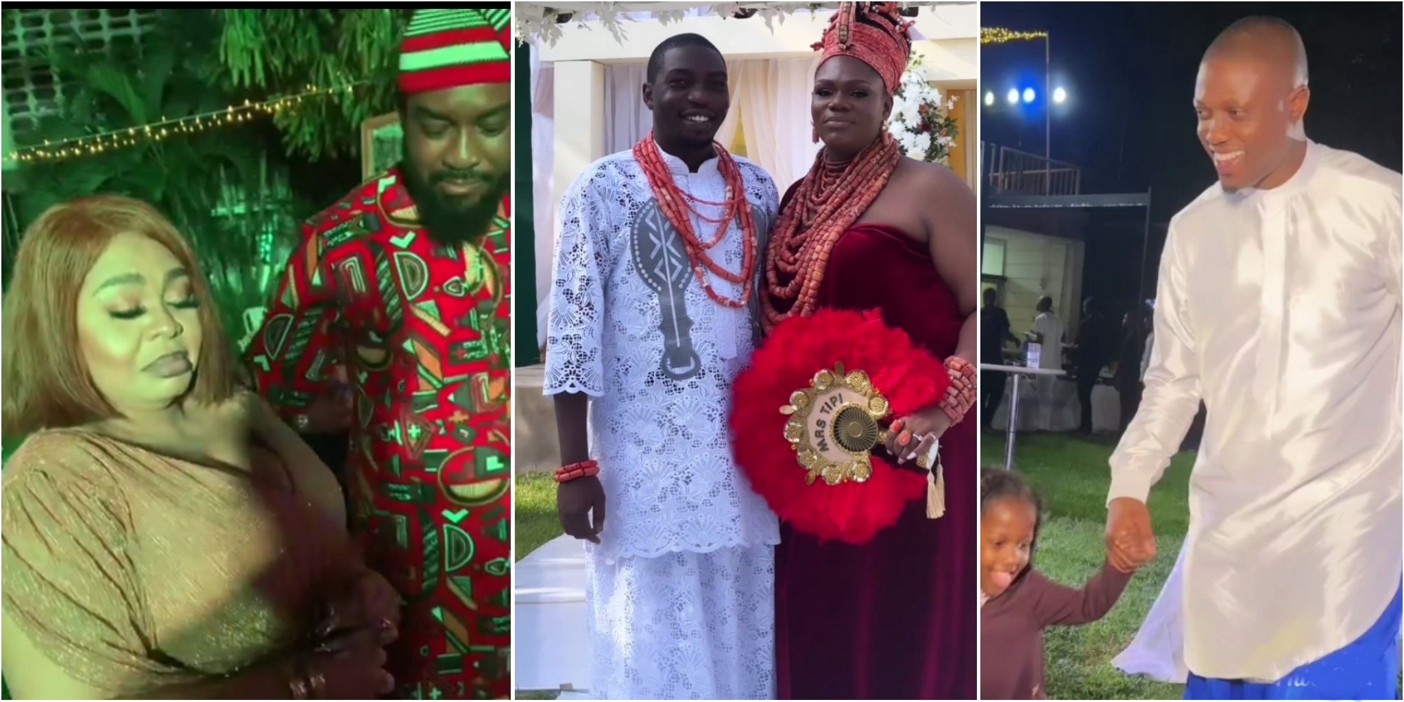 Chidi Mokeme, Vector, Jennifer Eliogu, others attend Sammie Okposo’s daughter’s wedding