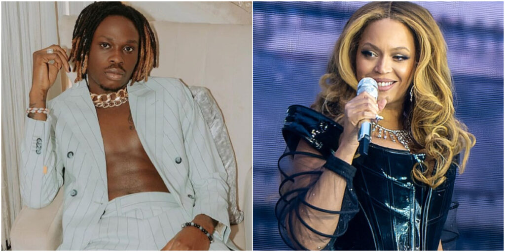 Nigerian singer Fireboy reveals past attempts to emulate Beyoncé's performance style