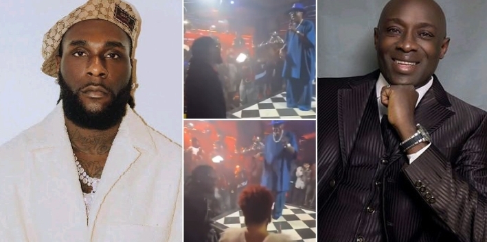 Fuji meets Afrobeat: Burna Boy gets surprise Ayuba performance on 34th Birthday (VIDEO)