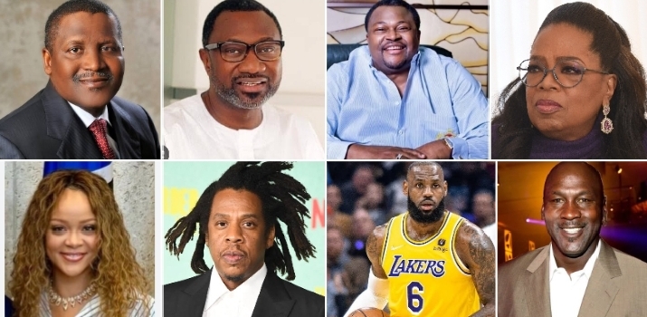 Dangote retains top spot on 2025 list of 20 richest black people — Oprah Winfrey, Jay-Z, Adenuga make Top 10