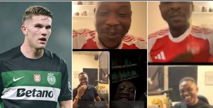 Live video: Arsenal Fans Seun Kuti, Vector talk Gyökeres deal, banter VDM over Man U’s decline