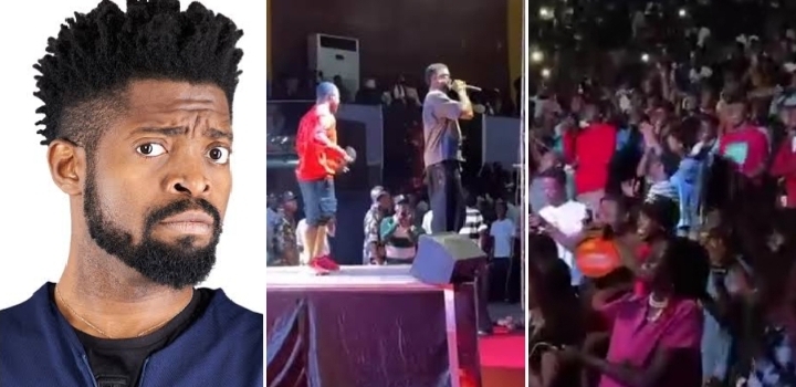 Drama at OAU: Basketmouth asked to lie flat, greet Ife Students before performing (VIDEO)