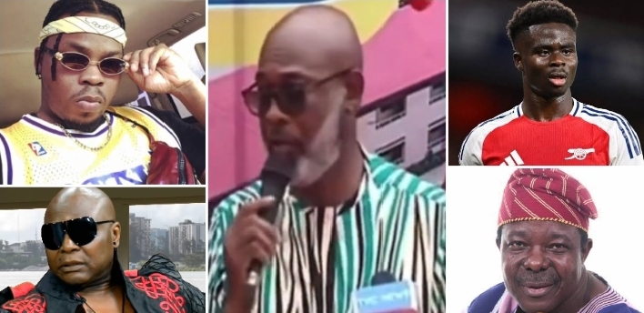 Lagos Bariga LCDA yanks off Charly Boy’s name from bustop for Olamide; honours Arsenal’s Saka, Sunny Ade, others (VIDEO)