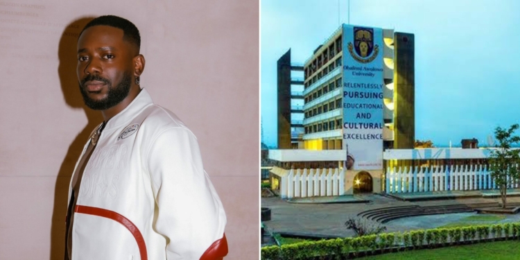 Adekunle Gold rewards 1st class graduates with ₦250K each, trolls OAU students while at it