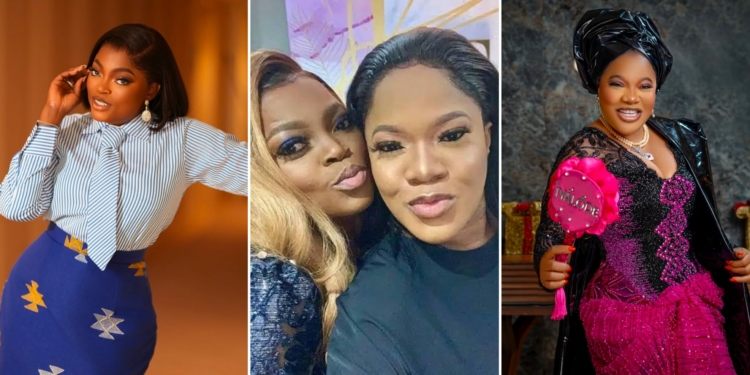 Toyin Abraham and Funke Akindele reignite friendship? From silent feud to Instagram love and refollows