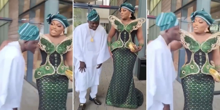 Make he no drag Aunty later o! – clip of Portable’s composure after meeting Funke Akindele at event trends [VIDEO]