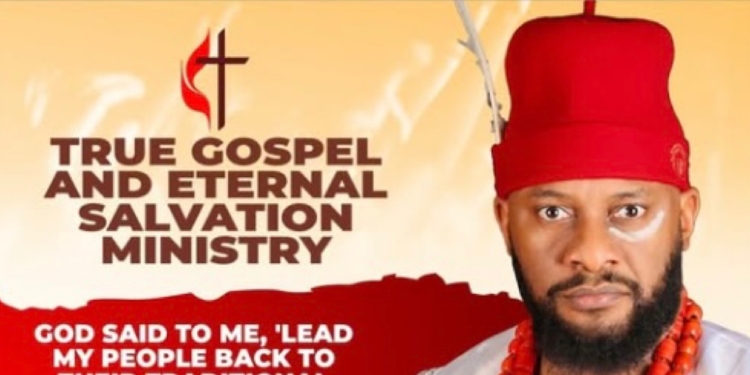 I’m not serving 2 Gods – Yul Edochie defends blending christianity with traditionalism