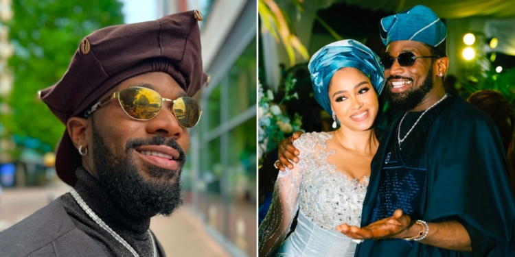 D’banj marks 9th wedding anniversary with wife Lineo