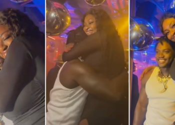 Why is he smiling like that – VDM and Yvonne Jegede’s cozy club video sparks reactions