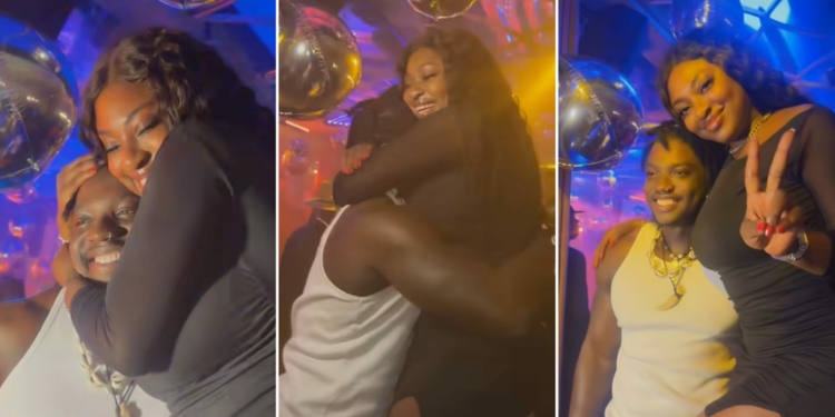 Why is he smiling like that – VDM and Yvonne Jegede’s cozy club video sparks reactions