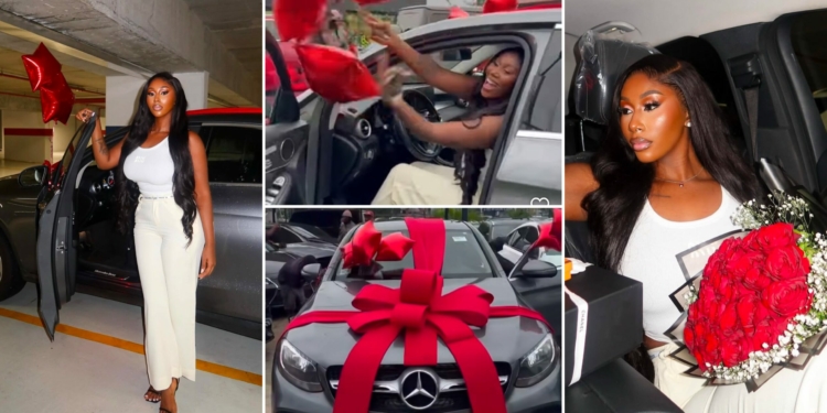 “Benzo Baby!” – BBNaija’s Nelly shows off N100M Mercedes-Benz and N5M club bill, fans react
