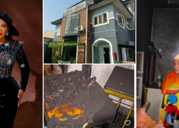 Iyabo Ojo’s office building goes up in flames