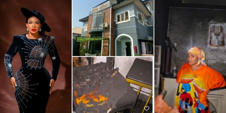 Iyabo Ojo’s office building goes up in flames