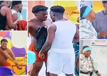 Rooboy vs Imisi, Otega vs Denari, Jason vs Victory, others – BBNaija S10 first pool party erupts into unforgettable night of rage (VIDEO)
