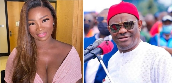 “Open the biggest shop for me in Abuja” – Jaruma boldly woos Wike in trending clip