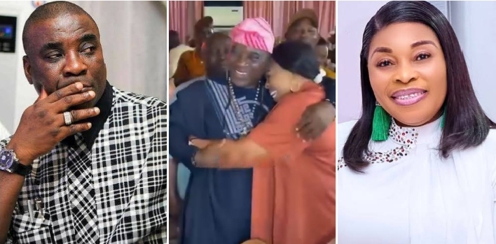 Tope Alabi and K1 De Ultimate’s viral moment at Lagos Party sparks mixed reactions (VIDEO)