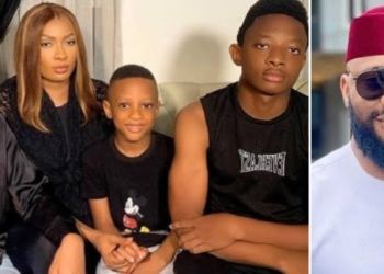 School fee drama: May Edochie allegedly moved Kids without Yul’s knowledge