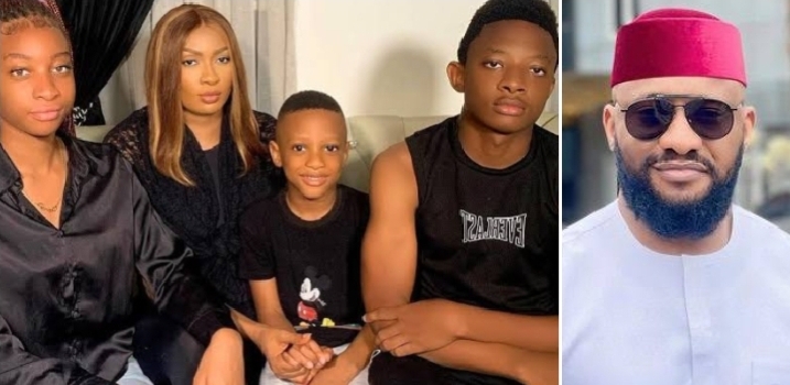 School fee drama: May Edochie allegedly moved Kids without Yul’s knowledge