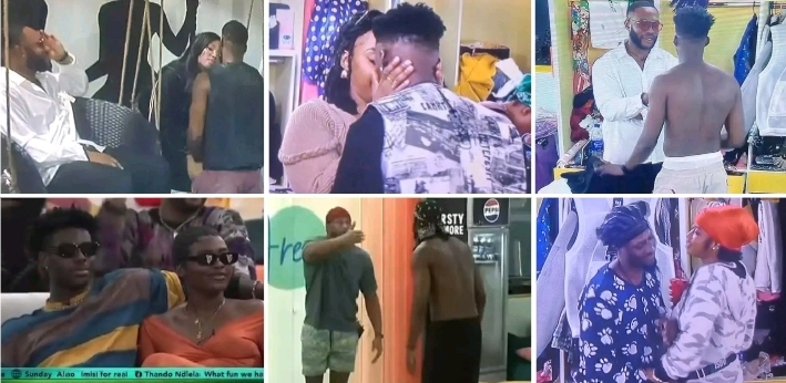 BBNaija S10: Truth or dare, party thrill, assault claim, kneeling apology, love triangle kiss, dominate August 9 highlights