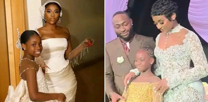Sophia Momodu, Imade referenced in reactions to Chioma’s interaction with Davido’s 2nd daughter Hailey at white wedding
