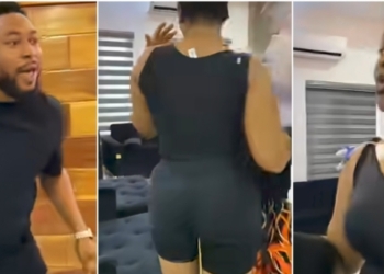 Etinosa Idemudia unveils new body after liposuction in video with Nosa Rex